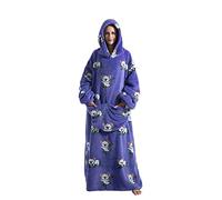 Felpa con cappuccio extra lunga, oversize per donne e uomini, coperta gigante super calda e accogliente con cappuccio, spessa coperta in flanella con maniche e tasca gigante, Koala., Taglia unica