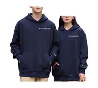 Felpa con Cappuccio/Felpe con Cappuccio con Numeri Romani Ricamati Personalizzati, Giorno Speciale, Anniversario, Compleanno, San Valentino, Regalo per Coppie