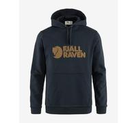 Fjallraven 84144-555 Logo Hoodie M Maglia Lunga Uomo Dark Navy Taglia XS