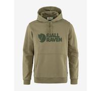 Fjallraven 84144-622 Logo Hoodie M Maglia Lunga Uomo Light Olive Taglia XXL