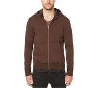 Felpa Con Cappuccio Foderata In Pile Buffalo David Bitton Uomo