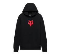 Felpa con cappuccio FOX Fox Head Nero/RossoXL Nero,Rosso