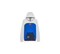 Felpa con cappuccio fox fracture paneled grigio blu