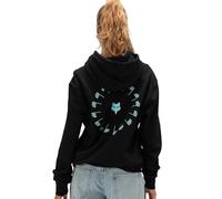 Felpa con Cappuccio Fox Lady Winners Circle Fleece PO Black S