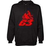 Felpa con cappuccio Francesco "Pecco" Bagnaia campione del mondo Moto Gp unisex