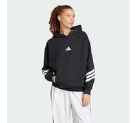 Felpa con cappuccio Future Icons 3-Stripes Black 2XL