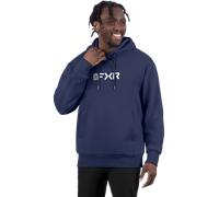 Felpa con Cappuccio FXR Mitered Pullover 27 in Cotone Mezzanotte/GrigioM Mezzanotte,Grigio