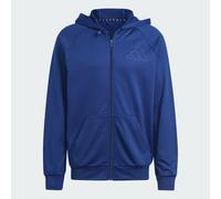 Felpa con cappuccio Game and Go Small Logo Training Full-Zip Dark Blue L