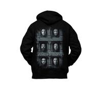 Felpa con Cappuccio Game of Thrones Retro Nera Uomo Donna Bambino Ragazzi Unisex