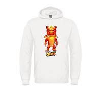 Felpa con Cappuccio gioco STUMBLE GUYS INFERNO DRAGON unisex bambina e bambino