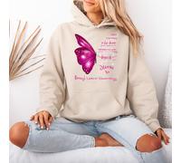 Felpa con cappuccio grafica da donna I Am The Storm Breast Cancer Awareness...