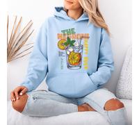 Felpa con cappuccio grafica da donna The Negroni Happy Hour Cocktail Recipe