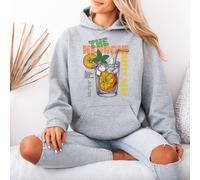 Felpa con cappuccio grafica da donna The Negroni Happy Hour Cocktail Recipe