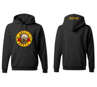 FELPA CON CAPPUCCIO GUNS N' ROSES HOODIES MUSIC HARD ROCK BAND AXL SLASH