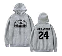Felpa con cappuccio Heated Rivalry Hollander 24 Merch unisex casual a maniche lunghe, Grigio, M-5XL