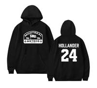 Felpa con cappuccio Heated Rivalry Hollander 24 Merch unisex casual a maniche lunghe, Nero , M-5XL