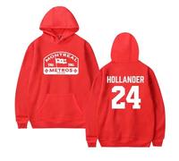 Felpa con cappuccio Heated Rivalry Hollander 24 Merch unisex casual a maniche lunghe, Rosso, M-5XL