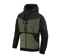Helikon-Tex Uomo Rogue Hoodie Full Zip Nero/Desert Night Camo taglia L
