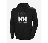 Felpa con cappuccio Helly Hansen Core Graphic nero intenso - L