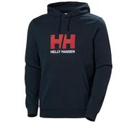 Felpa con cappuccio Helly Hansen Logo 2.0 blu navy rosso - M