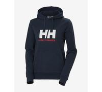 Felpa con cappuccio Helly Hansen Logo blu notte donna - L