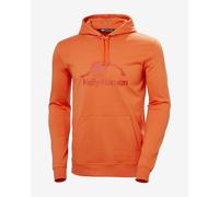 Felpa con cappuccio Helly Hansen Nord Graphic arancione - M