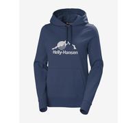 Felpa con cappuccio Helly Hansen Nord Graphic blu oceano donna - L