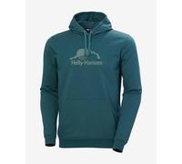 Felpa con cappuccio Helly Hansen Nord Graphic verde artico - XL