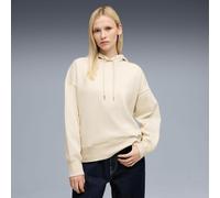 Puma Her Oversized Hoodie Beige S Donna
