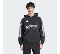 Felpa con cappuccio House of Tiro Fleece Black / White L
