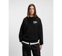 Felpa con cappuccio HUGO Dalessandra nero bianco donna - L