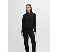 Felpa con cappuccio HUGO Small Logo nero donna - S