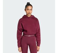 Felpa con cappuccio Hyperglam corta Maroon L
