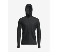 Icebreaker - Merino 260 Quantum IV L/S Zip Hoodie - Felpa di merino con cappuccio XXL nero