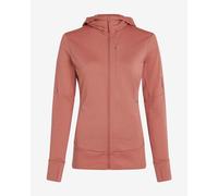 Felpa con cappuccio Icebreaker Merino 260 Quantum Full Zip rosa donna - XS