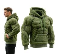 Felpa Con Cappuccio In Flanella - Maglione Caldo A Maniche Lunghe, Giacca Casual Accogliente, Top Atletico Alla | Comoda Felpa In Pile Per Uomini E Ragazzi, Viaggi All'aperto, Lavoro, Campus, Pal