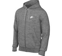 Felpa con cappuccio in French terry e zip a tutta lunghezza Nike Club - Uomo - Grigio XS