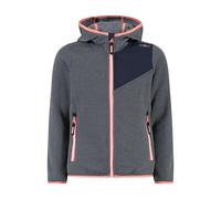 Felpa con cappuccio in maglia jacquard per ragazza CMP Blu 5 anni