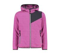 Felpa con cappuccio in maglia jacquard per ragazza CMP Rosa 14 anni
