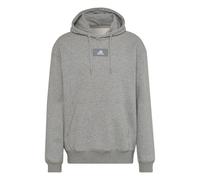 Felpa con cappuccio in pile adidas Essentials FeelVivid Gris M