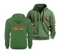 Felpa con Cappuccio in Pile da Uomo per Resident Caldi Maglioni A Maniche Lunghe per Evil Felpe con Cappuccio Giovani Adulti per Umbrella Maglioni Spessi Autunnali con Tasche,Grass Green-5x_l
