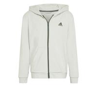Felpa con cappuccio in velluto da bambina adidas Lounge Bianco 7/8 anni