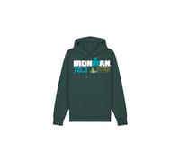 Felpa con cappuccio ironman 70 3 les sables d olonne verde