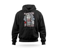 Felpa con cappuccio IT Pennywise Clown Horror Movie Uomo Donna Bimbo Ragazzi
