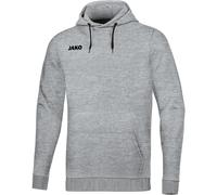 JAKO Base, Felpa con Cappuccio Uomo, Marne Grigia Chiara, XL
