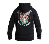 Felpa con cappuccio john doe snake ii nero John doe