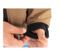 Felpa con cappuccio John Doe V3 Softshell Rip-Stop color dessert/nero Taglia XL