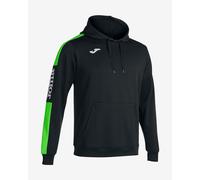 Felpa con cappuccio Joma Championship IV nero verde - M