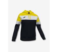 Felpa con cappuccio Joma Crew IV nero bianco giallo donna - XXL