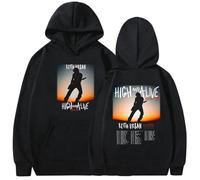Felpa con Cappuccio Keith Urban High And Alive World Tour Autunno Inverno Uomo Donna Harajuku Hip Hop Oversize in Cotone